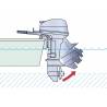 Motor barca YAMAHA F9.9J MHL 10CP, cizma lunga 558mm
