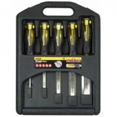 Set 5 dalti STANLEY DYNAGRIP PRO pentru lemn, 6, 10, 15, 20, 25mm