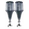 Set 2 motoare termice tandem YAMAHA Twin F225F ETX 225CP, V6, cizma extra-lunga 643mm, multifunctional Garmin 7"