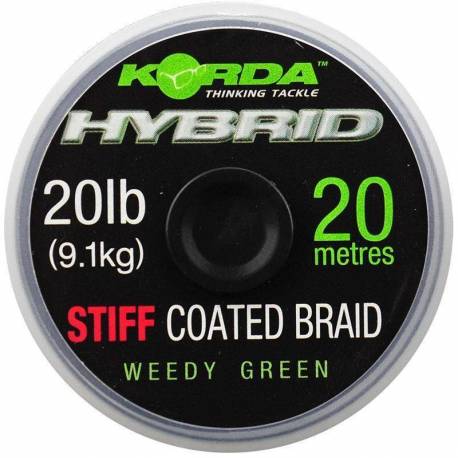 Leader textil KORDA Hybrid Stiff Weed Green, 20m, 20lbs
