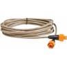 Cablu marin ethernet Lowrance 000-0127-30, mufe galbene, 5 pini, 7.62m/25ft