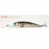 Vobler Lurefans Rattlesnake R70 15, Floating, 7cm, 5g