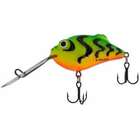 Vobler Salmo Boxer Super Deep Runner BX4SDR, Green Tiger, Floating, 4.5cm, 7g