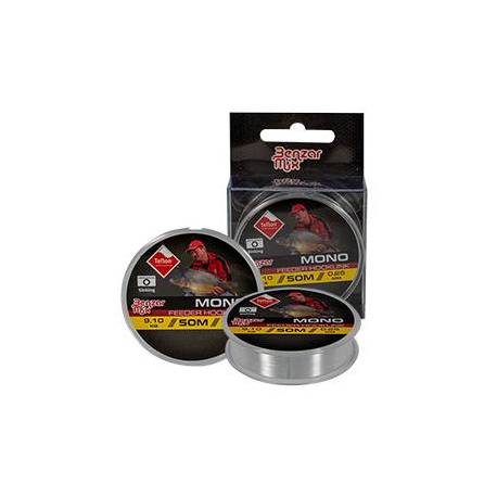 Fir Monofilament BENZAR Mono Feeder Hooklink, Transparent, 50m, 0.25mm, 9.1kg