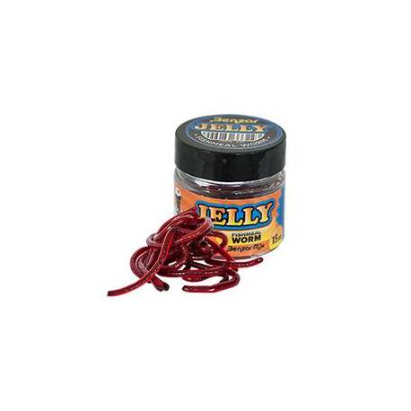 Momeli artificiale BENZAR MIX Jelly Baits Fishmeal Worm, 15buc/borcan