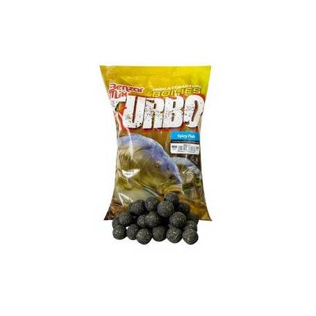 Boilies BENZAR MIX Turbo Boilie 25mm, 800g Spicy Fish