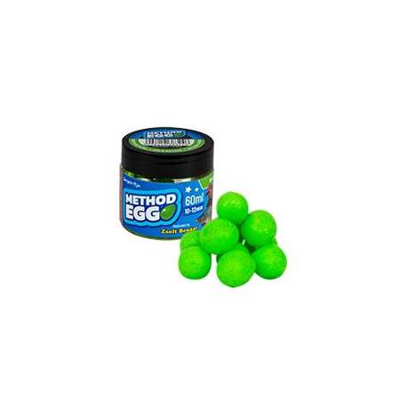 Momeli de carlig BENZAR MIX Method Egg 12mm, green betain, 30ml