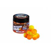 Momeli de carlig BENZAR MIX Method Egg Bicolor 12mm, ciocolata portocale, 30ml