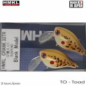 Vobler HMKL Crank 33TR Floating, (custom painted) TO Toad, 3.3cm, 2.5g