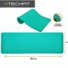 Saltea fitness TECHFIT EXERCISE MAT, 10 mm grosime, verde, 180 x 60 x 1 cm