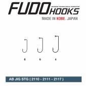 Carlige Fudo AB JIG STG BN, Nr.6, BN-Black Nickel, 50buc/bulk