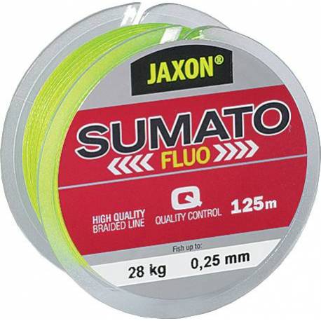 Fir textil JAXON Sumato Fluo, 200 m, 0.28 mm, Verde fluo