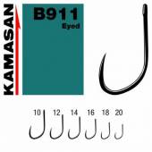 Carlige KAMASAN B911 Eyed, Nr.22, 10buc/plic