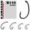 Carlige Kamasan Fly B110 Grubber, Nr.12, Bronz, 25 buc/cutie