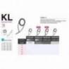 Inel lanseta FUJI ALCONITE BCKLAG Nr.25, Frosted Dark Grey
