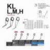 Inel lanseta FUJI ALCONITE CCKLAG Seria K Nr. 4.5L, Frosted Silver