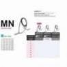 Inel lanseta FUJI SIC GMMNSG Nr. 40 Shiny Gray