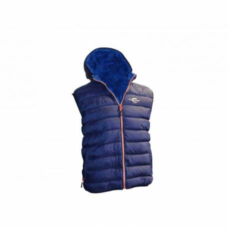 Vesta COLMIC Deluxe Down, bleumarin, pentru pescuit, marimea 3XL