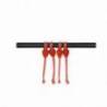 Conector elastic rubeziana COLMIC DACRON S 4x6mm Red