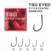 Carlige stationar KAMASAN T911 PTFE Coated, Barbless, Nr. 10, 10 buc./plic