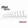 Carlige offset DECOY WORM 5, Nr.4, NS Black, 9 buc./plic