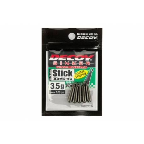 Plumbi DECOY DS-6 Sinker Type Stick, 9.0g, 3 buc/plic