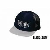 Sapca DECOY DA-17 Flat Mesh Cap Black Grey