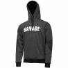 Hanorac SAVAGE GEAR Logo, gri, pentru pescuit, marimea M