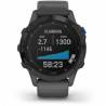 Ceas GARMIN Fenix 6 Pro Solar Edition, Slate grey cu curea neagră , 47mm