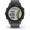 Ceas GARMIN Fenix 6 Pro Solar Edition, Slate grey cu curea neagră , 47mm