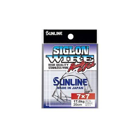 Struna Sunline Siglon S-Wire 7x7 20cm - 6.3kg (2buc./plic)