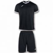 Set tricou si sort JOMA Academy, Negru/Alb