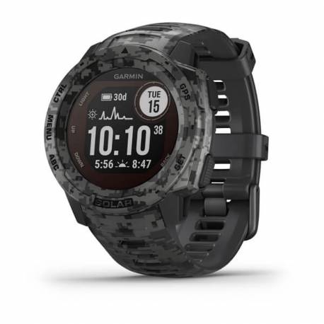 Ceas Garmin Instinct® Solar Camo Edition, Graphite Camo