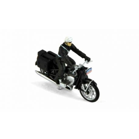 Macheta auto BMW R60 cu FIGURINA (1963) 1:43 negru Norev