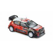Macheta auto CITROEN C3 WRC - Monte Carlo (2017) 1:43 rosu Norev
