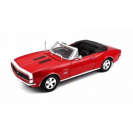 Macheta auto CHEVROLET Camaro SS 396 Convertible (1967) 1:18 rosu Maisto