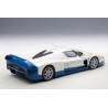 Macheta auto MASERATI MC12 Road Presentation Car (2004) 1:18 alb-albastru AutoArt