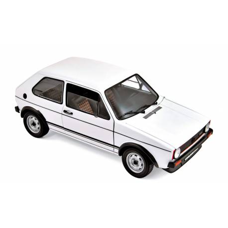 Macheta auto VOLKSWAGEN Golf 1 GTI (1977) 1:18 alb Norev