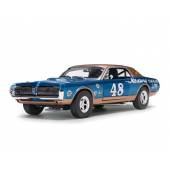 Macheta auto MERCURY Cougar Racing No.48 (1967) 1:18 albastru-auriu Sun Star Models