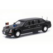 Macheta auto CADILLAC Limousine 'The Beast' (2009) Obama 1:43 negru Greenlight Collectibles