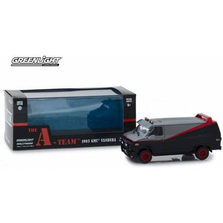 Macheta auto GMC Vandura Cargo Van (1983) 1:43 gri-negru Greenlight Collectibles