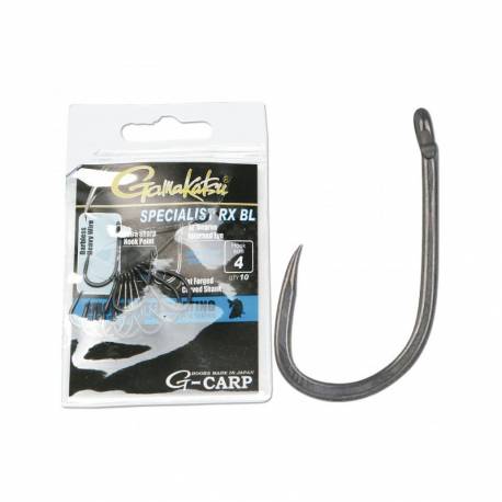 Carlige crap Gamakatsu G-Carp Specialist RX BL, NR.8, 10 buc./plic