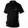 Tricou polo DAIWA, negru, pentru pescuit, marimea L