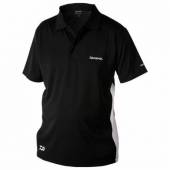 Tricou polo DAIWA, negru, pentru pescuit, marimea XL