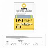 Fir Inaintas Textil VARIVAS Tapered Leader IWI FHT, Flow Yellow/Clear, 4X, 4.87m, 0.165mm-0.46mm