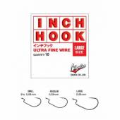 Carlige offset Varivas Nogales Inch Hook, Large, 10 buc/plic