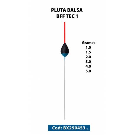 Pluta balsa BFF Tec 1 1.5 grame