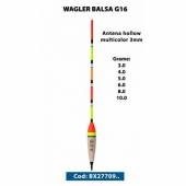 Waggler balsa stick BFF G16 3g Hollow Multicolor 3.0mm
