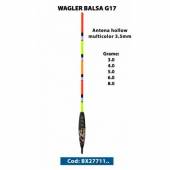 Waggler balsa BFF G17 3g Hollow Multicolor 3.5mm