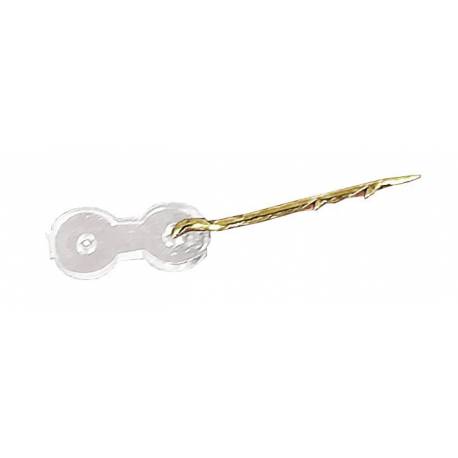 Spin pentru momeala JAXON cu inel silicon 0.6x7mm, 12 buc/plic